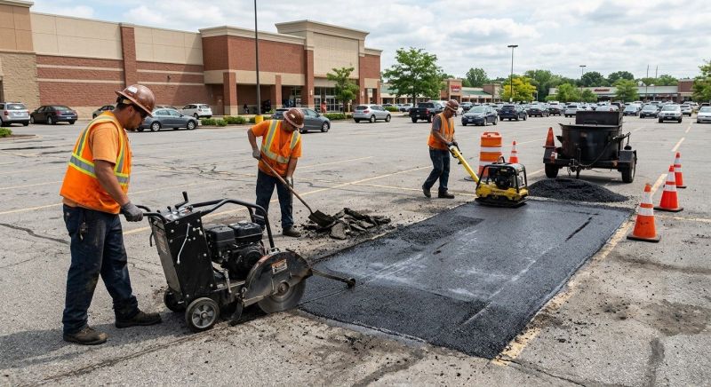 Asphalt Parking Lot Repair in Orange County, CA